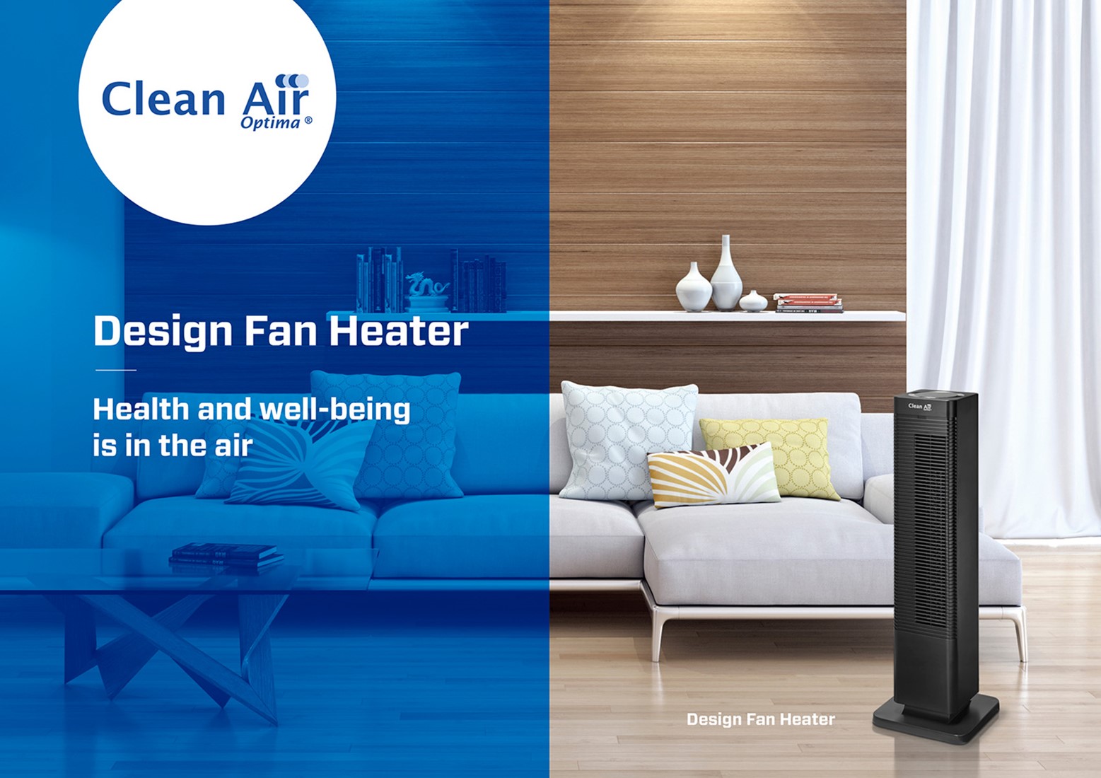 2in1 Design Fan Heater Ca 904b