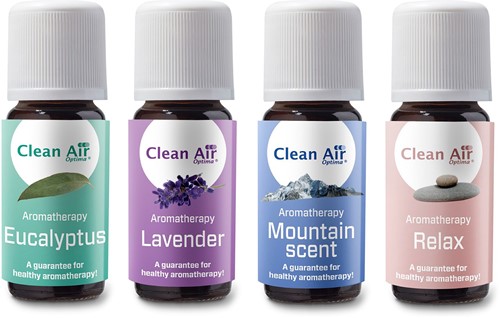 Essential Oils Box: Eucalyptus, Lavender, Mountain, Relax