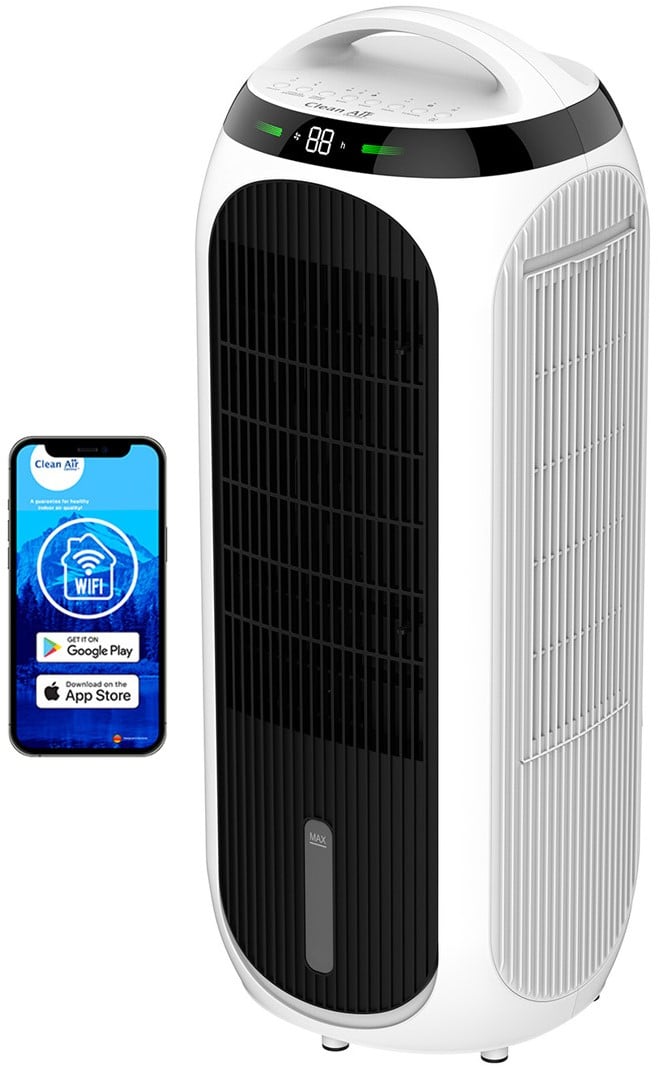 Portiek praktijk Van storm 4in1 aircooler, luchtreiniger, luchtbevochtiger en ventilator CA-106 Smart